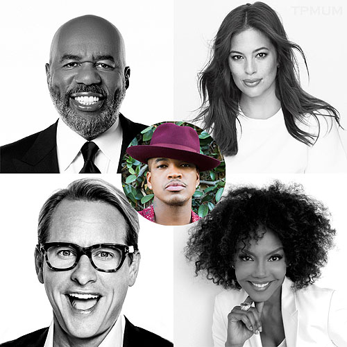 Steve Harvey, Ashley Graham, Carson Kressley, Lu Sierra, Ne-Yo