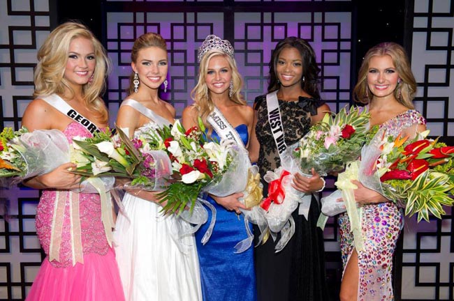Top 5 of Miss Teen USA 2013 - Georgia, Minnesota, West Virginia, California, South Carolina
