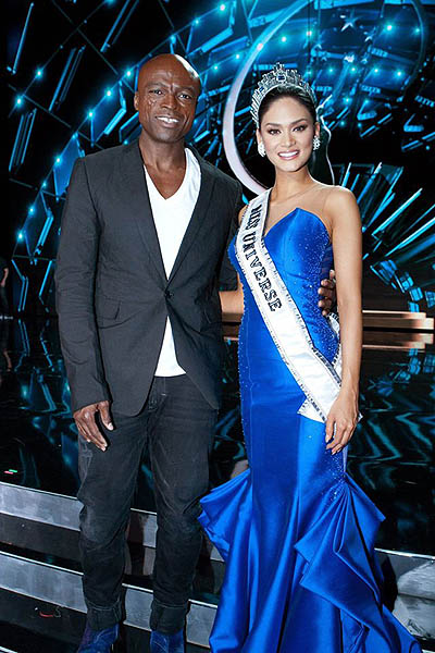 Seal and Pia Wurtzbach-Miss Universe 2015