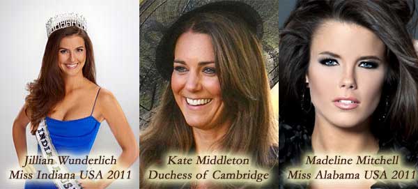 Indiana, Kate Middleton, Alabama