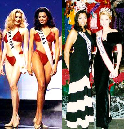 Shanna Moakler, Miss USA 1995 and Chelsi Smith, Miss Universe 1995