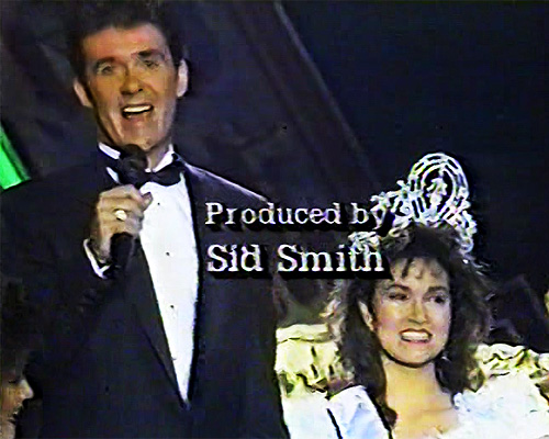 Alan Thicke and Porntip Nakhirunkanok-Miss Universe 1988
